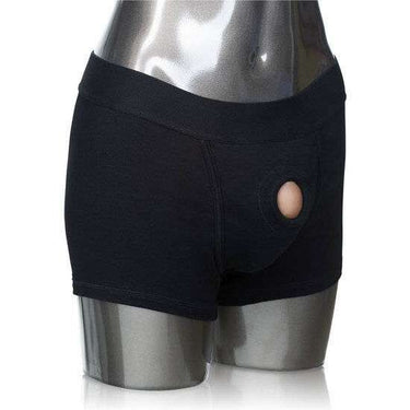 Imbracatura Boxer Nera per Packer e Stimolazione Segreta